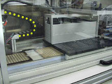 Anwendung UV-Inkjet auf elektronischem Bauteil